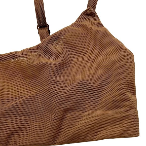 SKIMS Mesh Scoop Neck Bralette Sienna Womens XXS - Picture 5 of 10